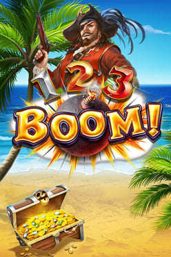 123 Boom, une machine à sous où des pirates partent à la chasse au trésor